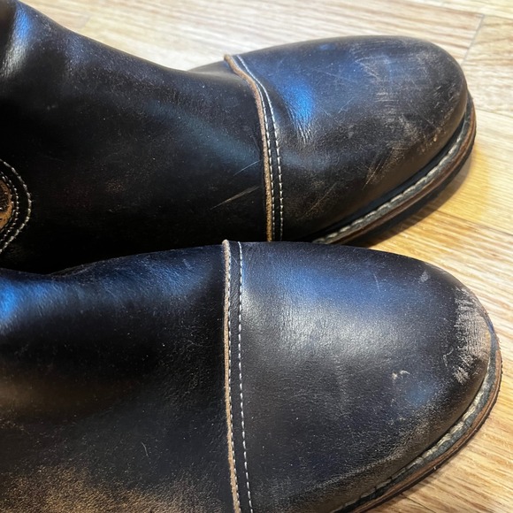 G.H. Bass Co Mens Dark Brown Leather Suede Chelsea Boots Ankle Size 9.5 - Picture 5 of 15